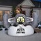 8' Gemmy Airblown Inflatable Stars Wars Christmas TIE Fighter w/ Sign Yard Decoration 883121